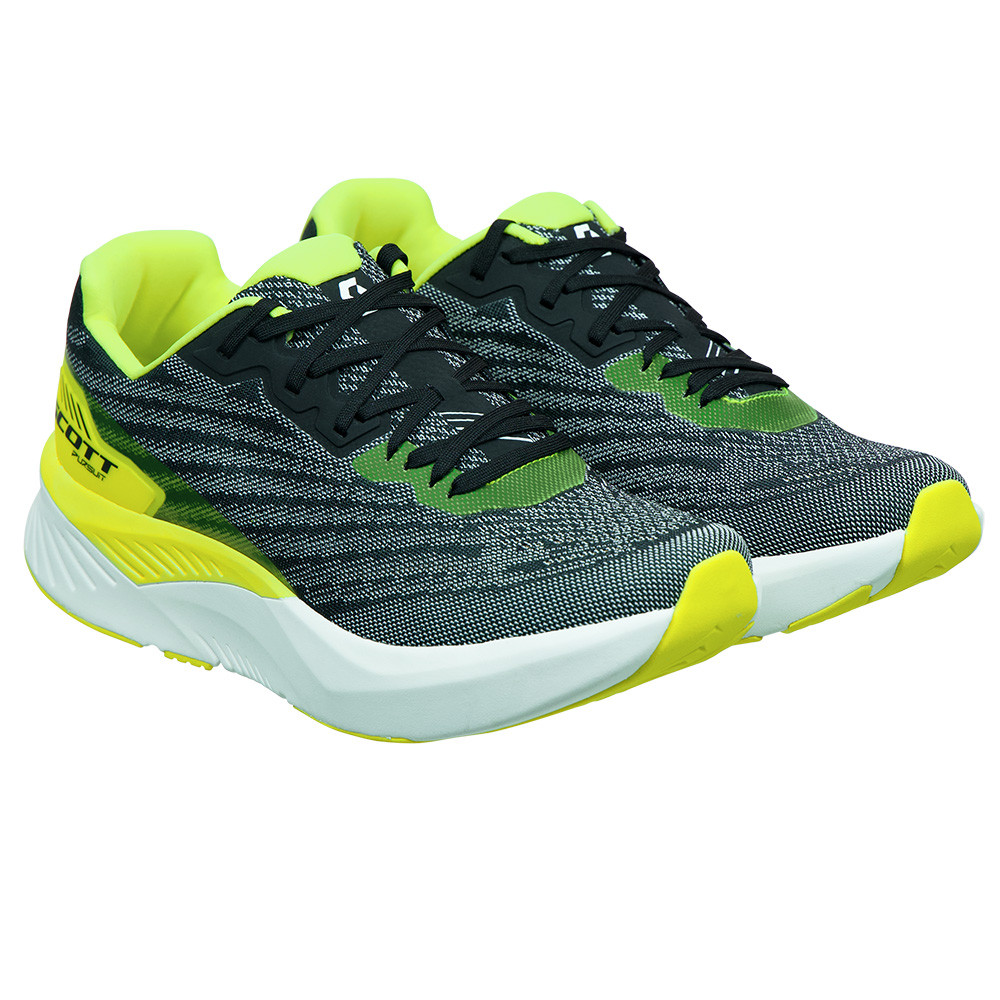 CHAUSSURES DE RUNNING PURSUIT BLACK/YELLOW