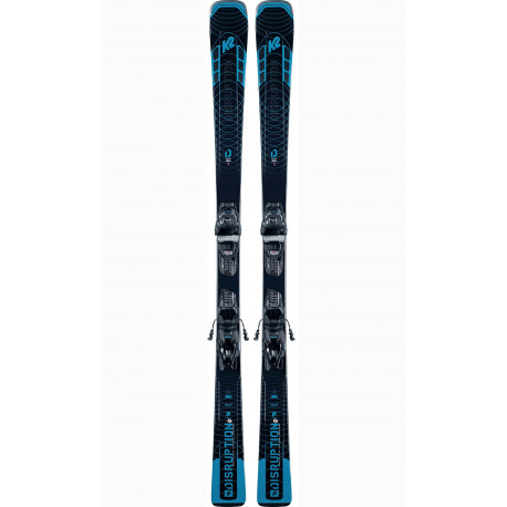 SKI DISRUPTION SC ALLIANCE + BINDINGS ER 3 10 COMPACT QUIKCLIK BLACK