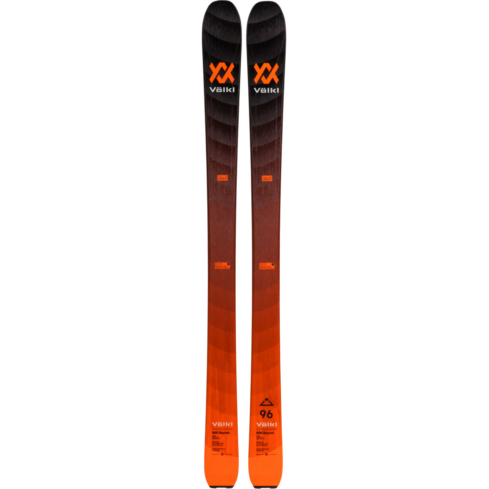 SKI RISE BEYOND 96 + BINDINGS MARKER ALPINIST 9 BLACK/TURQUOISE