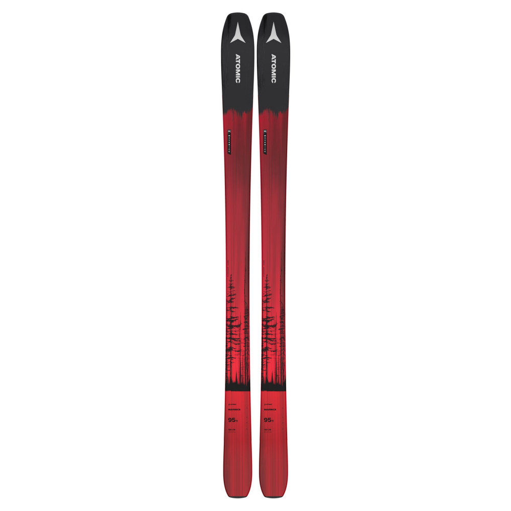 SKI MAVERICK 95 TI BLACK/RED + BINDINGS ROSSIGNOL SPX 12 GW B100 BLACK