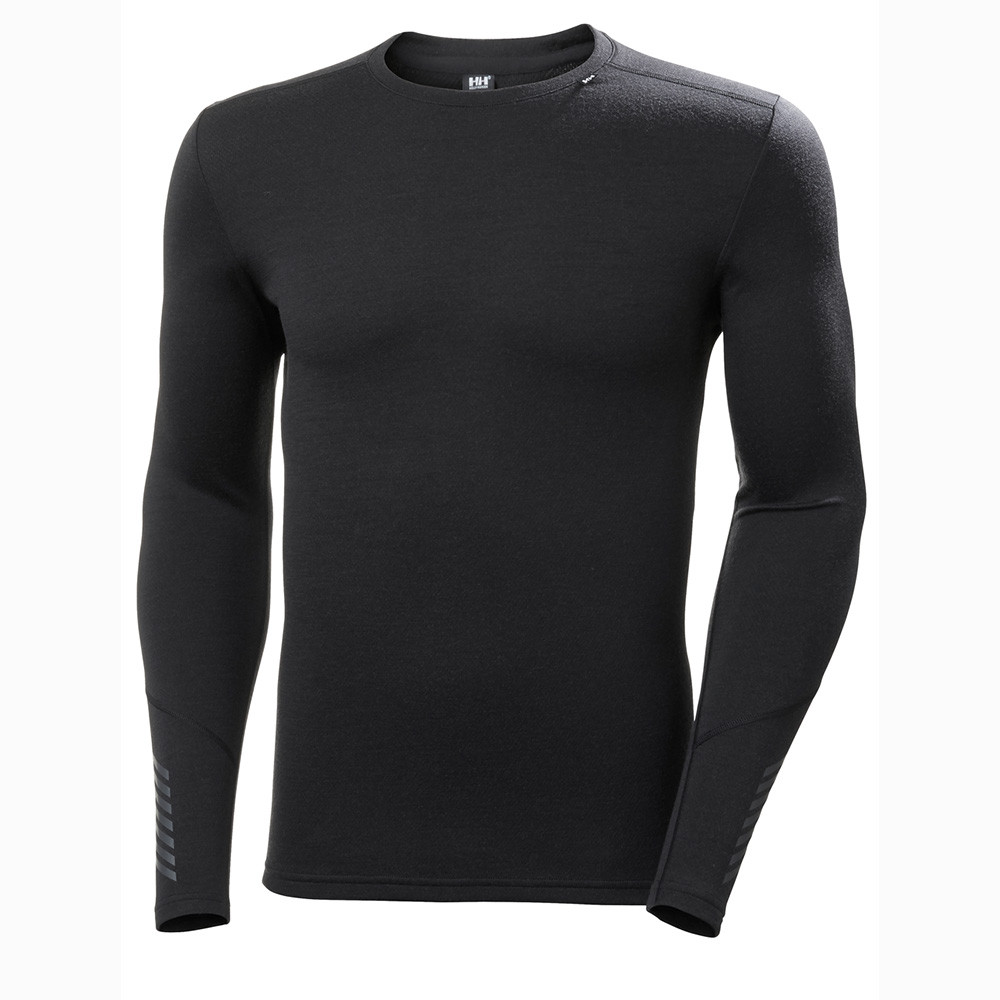 MAGLIONE LIFA MERINO MIDWEIGHT CREW BLACK