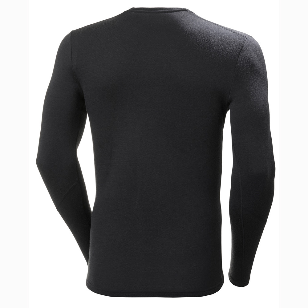 PULL LIFA MERINO MIDWEIGHT CREW BLACK