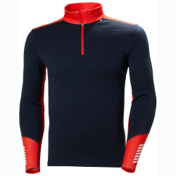 PULL LIFA MERINO MIDWEIGHT 1/2 ZIP NAVY