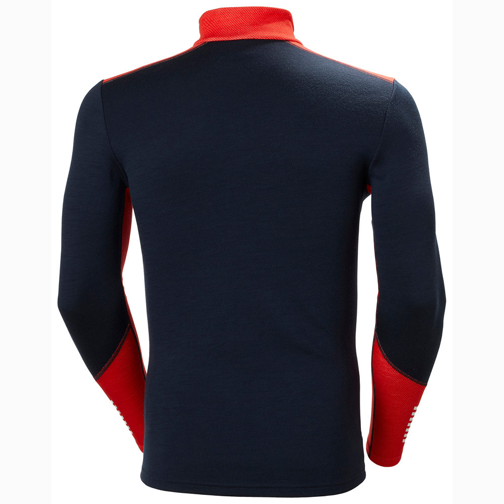 PULL LIFA MERINO MIDWEIGHT 1/2 ZIP NAVY