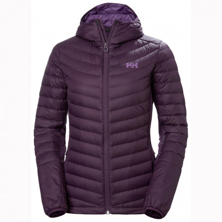 DAUNENEJACKE W VERGLAS HOOD DOWN HYBRID INS AMETHYS