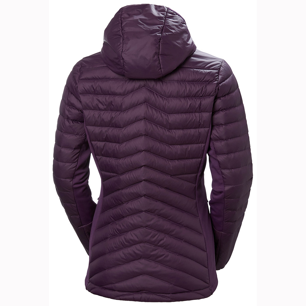 PIUMINO W VERGLAS HOOD DOWN HYBRID INS AMETHYS