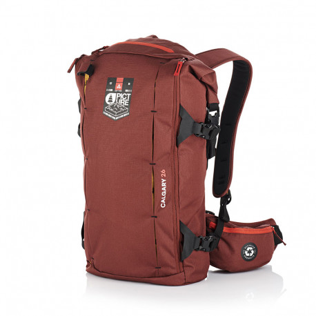 RUCKSACK CALGARY 26 BURGUNDY