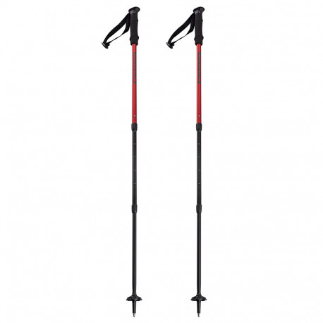 BATONS DE SKI TIBET 3 PARTS CLASSIC CONE RED