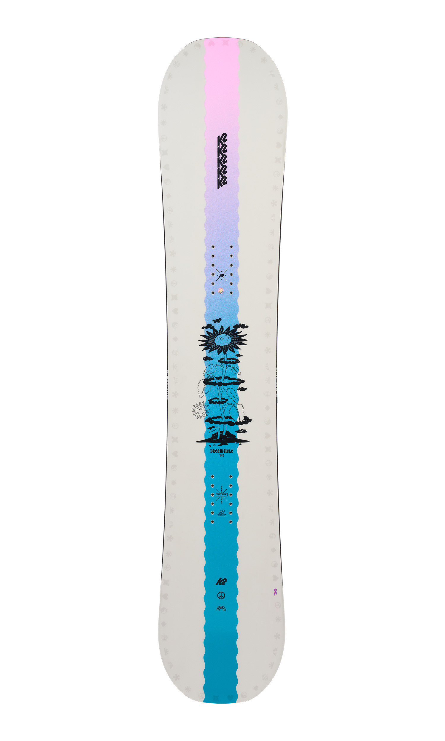 K2 SNOWBOARD DREAMSICLE - Easy Gliss