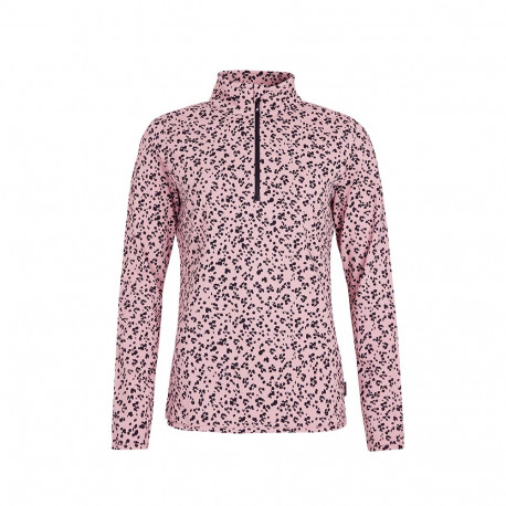 SUETER PRTVIOLET 1/4 ZIP TOP MAUVEPINK