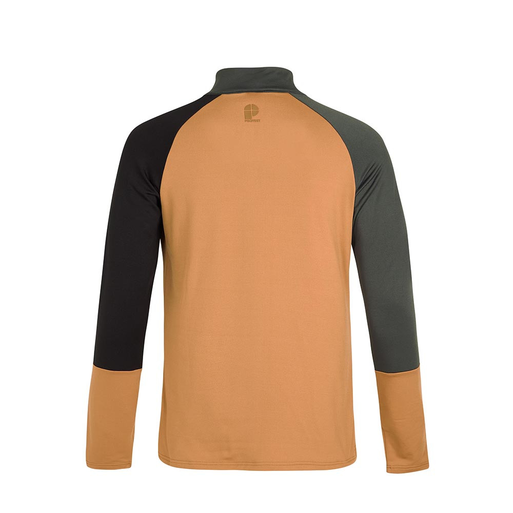 SUETER PRTHOLDME 1/4 ZIP TOP FUDGECAMEL