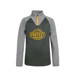 PULL PRTMAXIM JR 1/4 ZIP TOP HUNTERGREEN