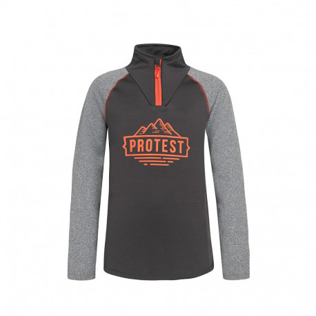 PULL PRTMAXIM JR 1/4 ZIP TOP DEEP GREY