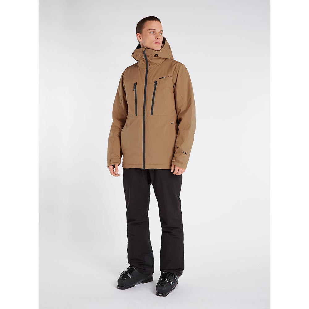 SKI JACKET PRTTIMO FUDGECAMEL