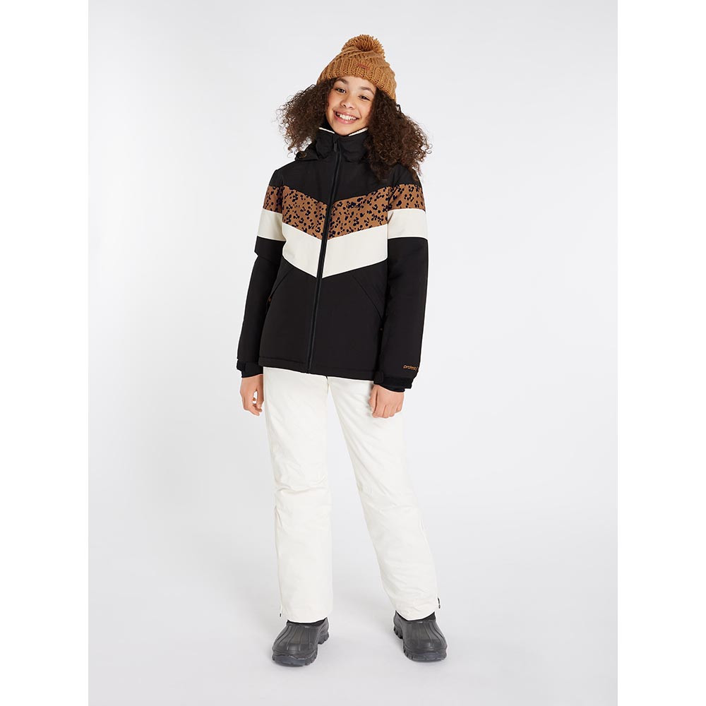 SKIJACKE PRTFUDGY JR TRUE BLACK