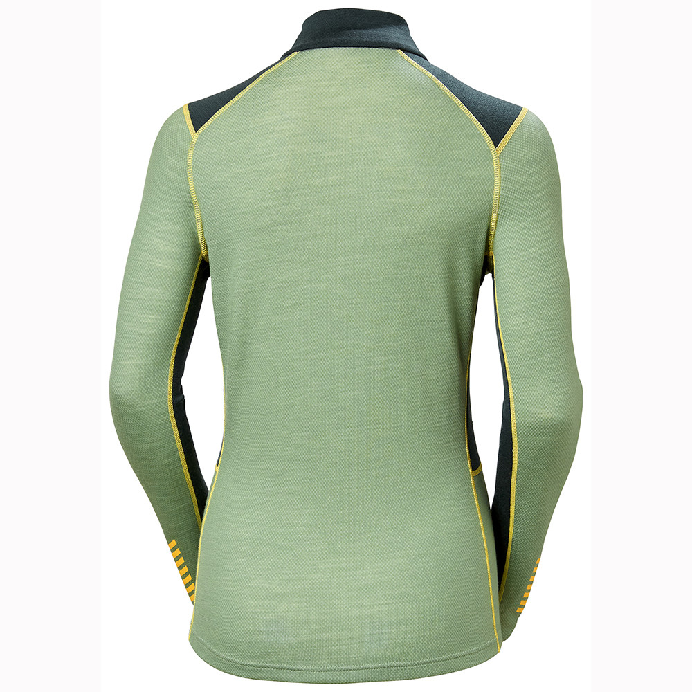 PULL W LIFA MERINO MIDWEIGHT 1/2 ZIP JADE