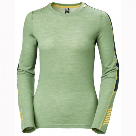 PULL W LIFA MERINO LIGHTWEIGHT CREW JADE 2.0