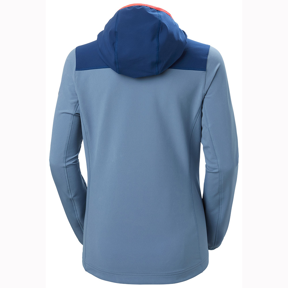 CHAQUETA W AURORA SHIELD FLEECE BLUE FOG