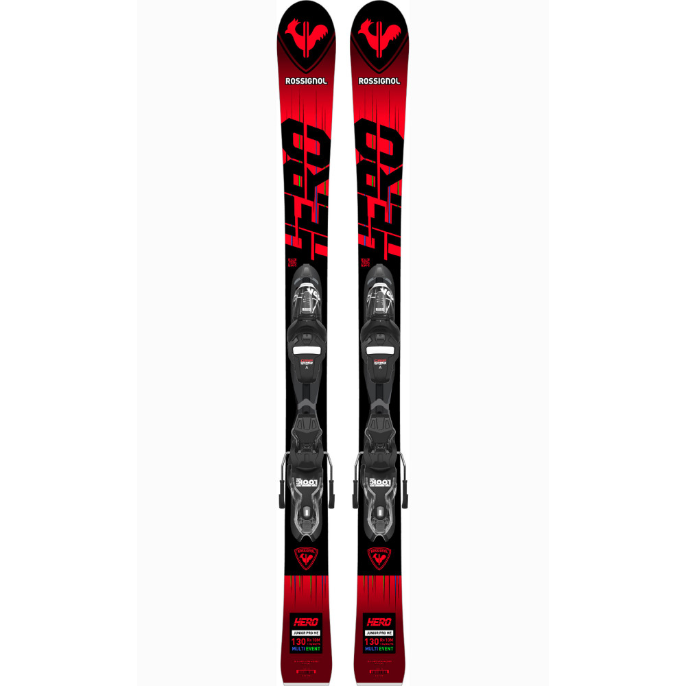 SKI HERO JR MULTI-EVENT + FIXATIONS  XPRESS 7 GW B83 BLACK