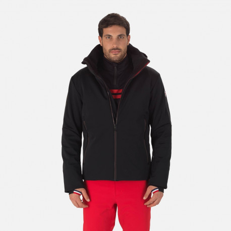 ROSSIGNOL SKI JACKET SOFTSHELL FLAT JKT BLACK Easy Gliss