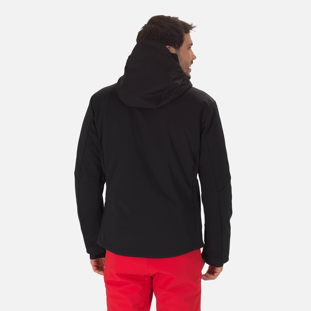 GIACCA DA SCI SOFTSHELL FLAT JKT BLACK