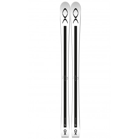 SKI XO V7 L WHITE BLACK