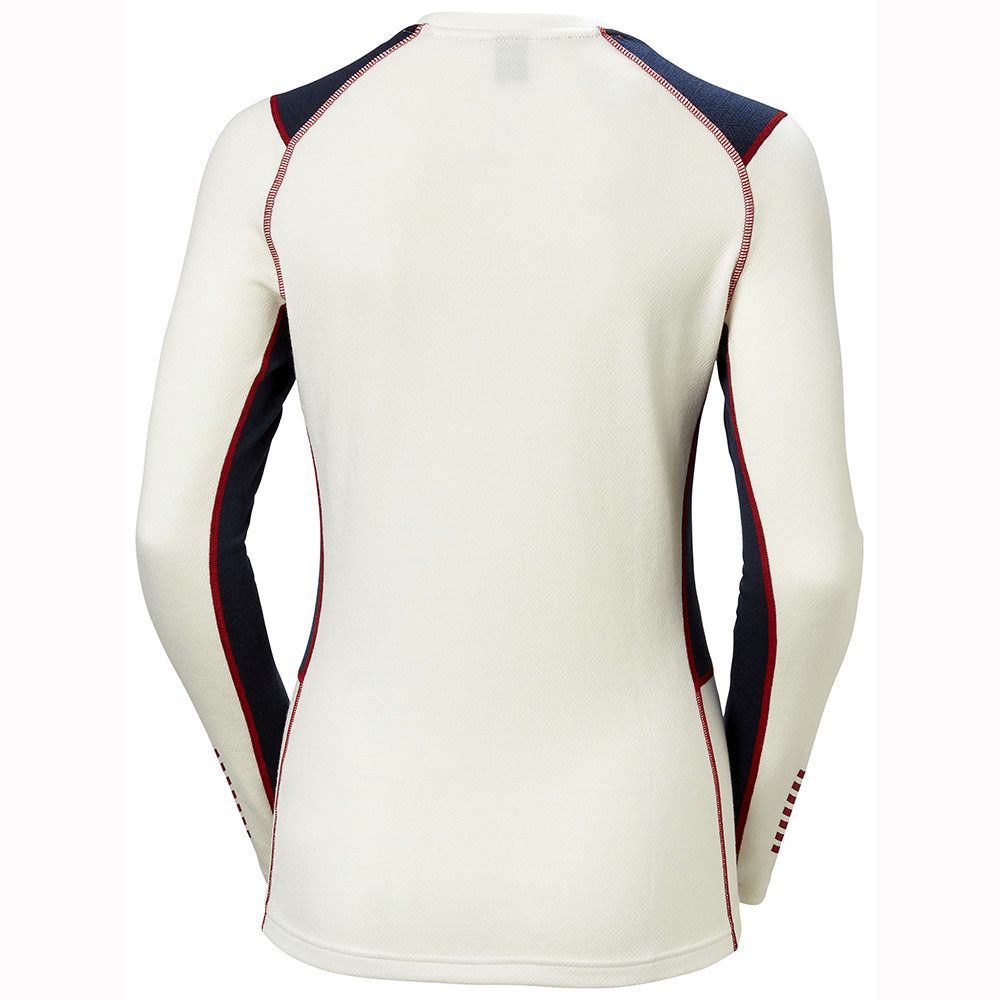 SWEATER W LIFA MERINO MIDWEIGHT CREW OFF WHITE