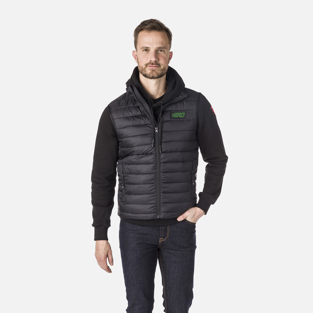 SKI JACKET HERO LOGO VEST BLACK