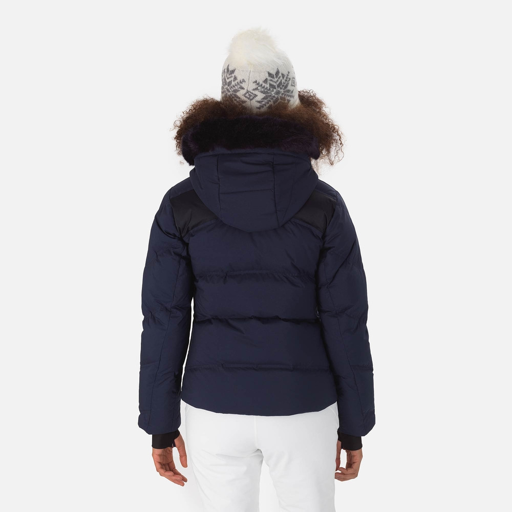 VESTE DE SKI W SIGNATURE DOWN JKT DARK NAVY