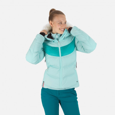 CHAQUETA DE ESQUI W SIGNATURE DOWN JKT AQUA