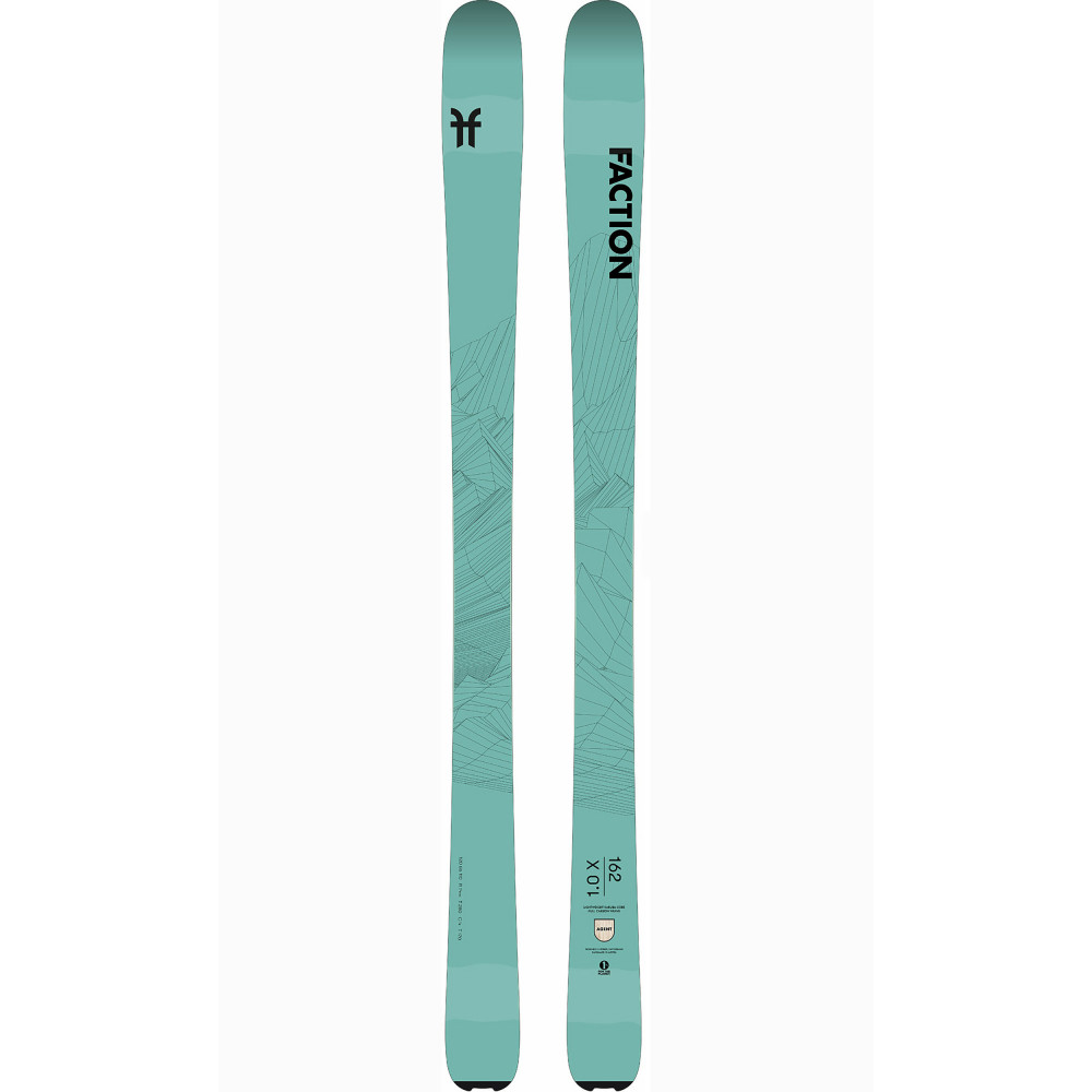 SKI AGENT 1.0 X + BINDUNGEN SALOMON MTN PURE BLACK/BLUE + BRAKE G90 + LEASH 