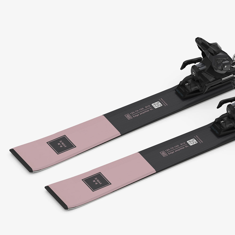 SKI S/MAX N°8 + FIXATIONS M10 GW L80 BLACK