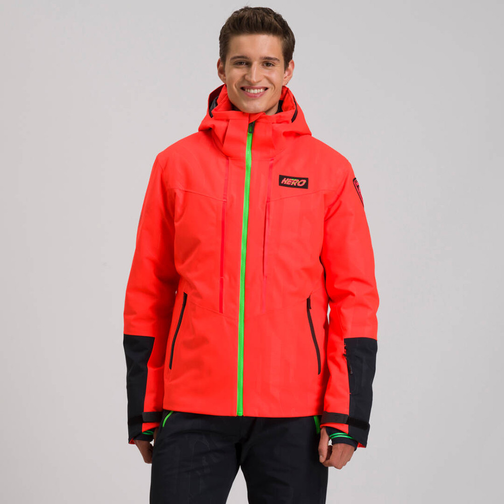 CHAQUETA DE ESQUI HERO AILE JKT NEON RED