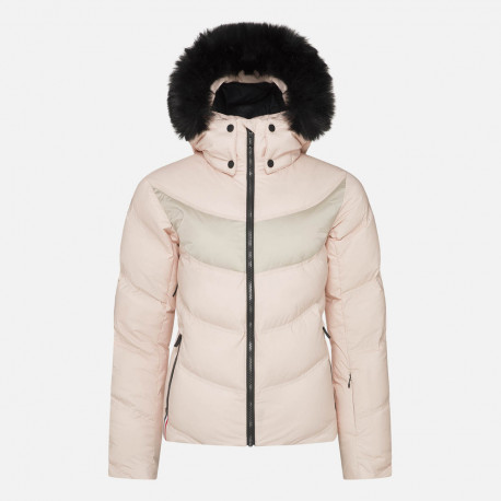 SKI JACKET W SIGNATURE DOWN JKT POWDER PINK