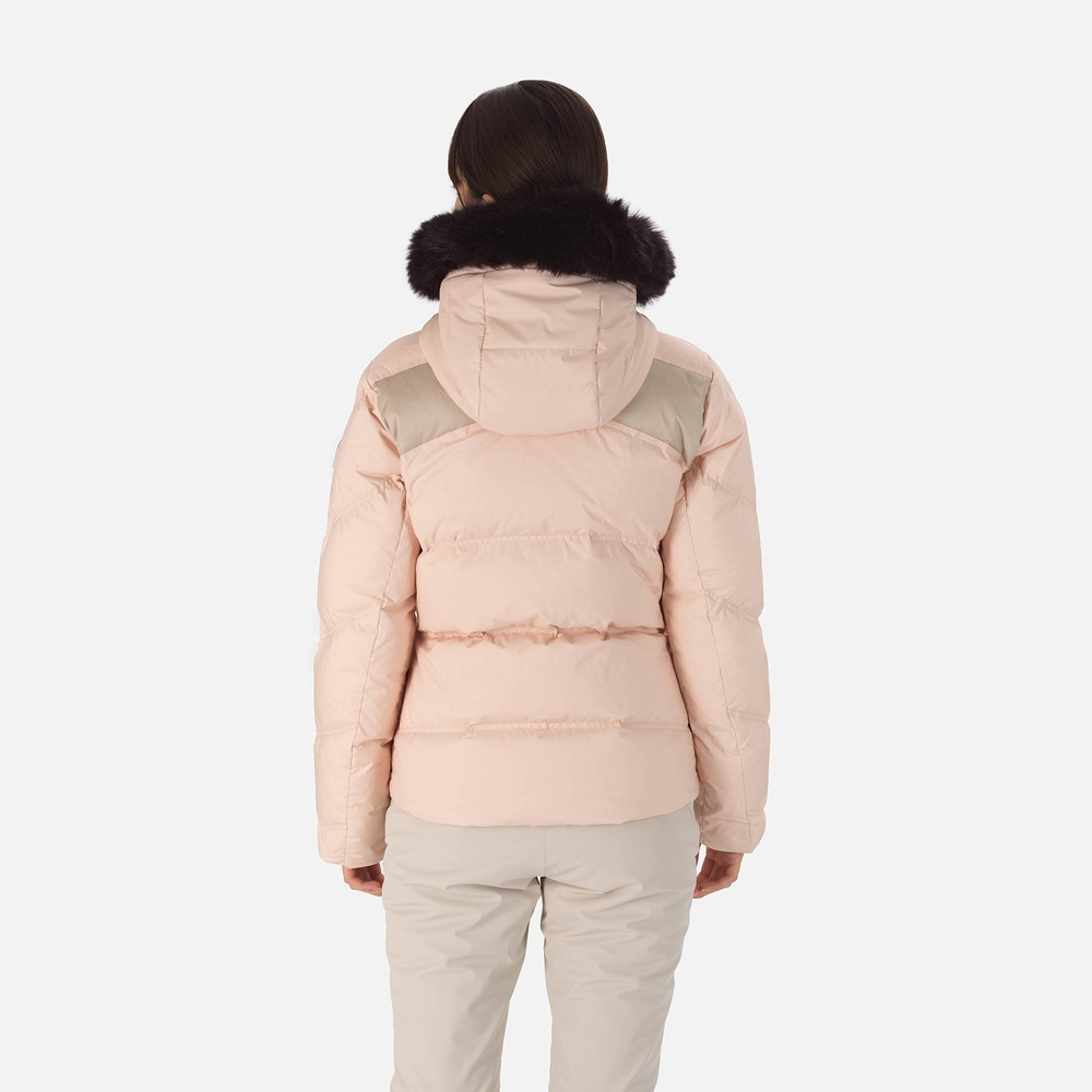 CHAQUETA DE ESQUI W SIGNATURE DOWN JKT POWDER PINK