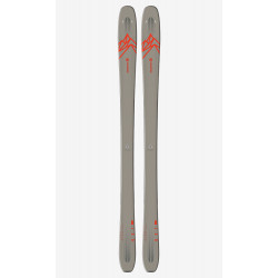 SKI QST 85 GREY/ORANGE + FIXATIONS MARKER ALPINIST 9 BLACK/TURQUOISE