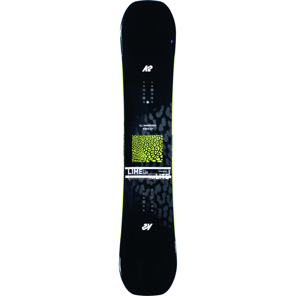 SNOWBOARD LIME LITE + FIXATIONS K2 CASSETTE CHARCOAL  - Taille: M (36-40)