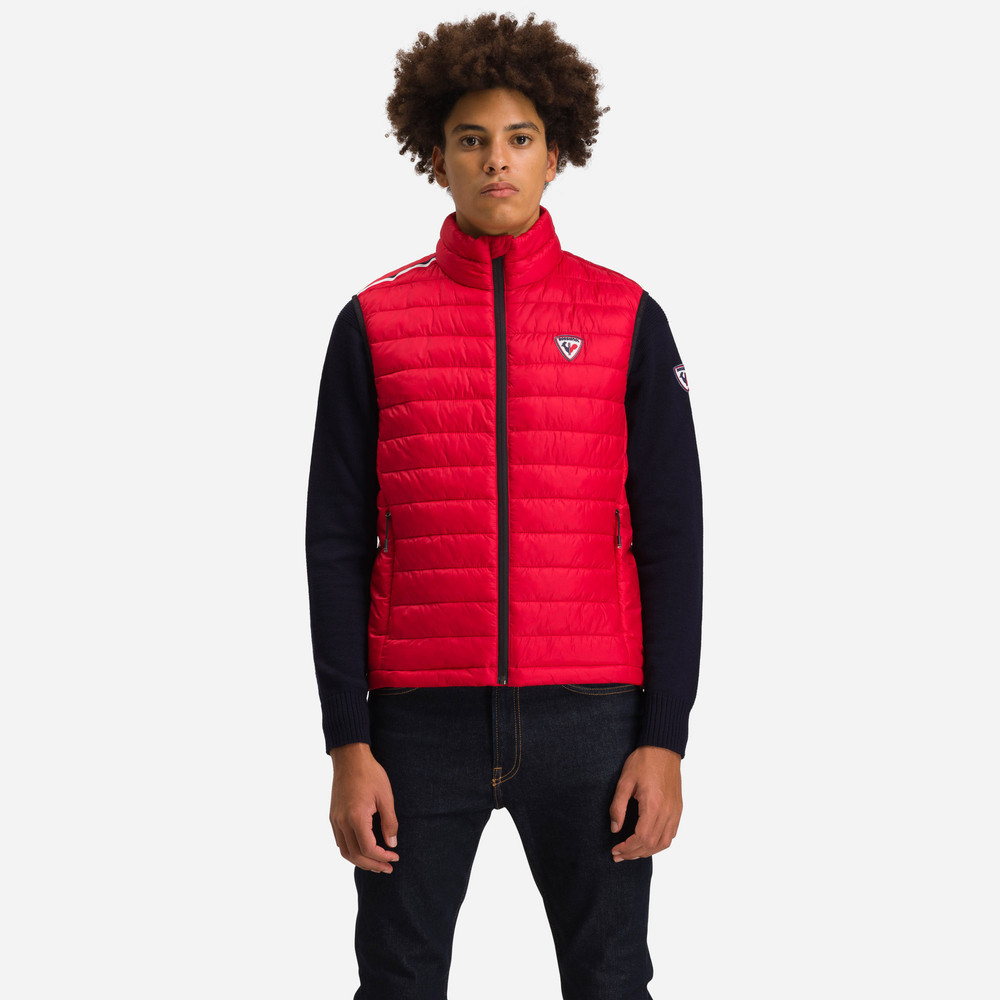 DAUNENEJACKE ROSSI VEST CARMIN