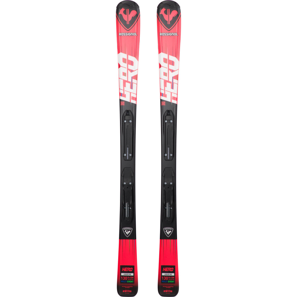 SKI HERO JR 100-140 + FIXATIONS KID 4 GW B76 BLACK