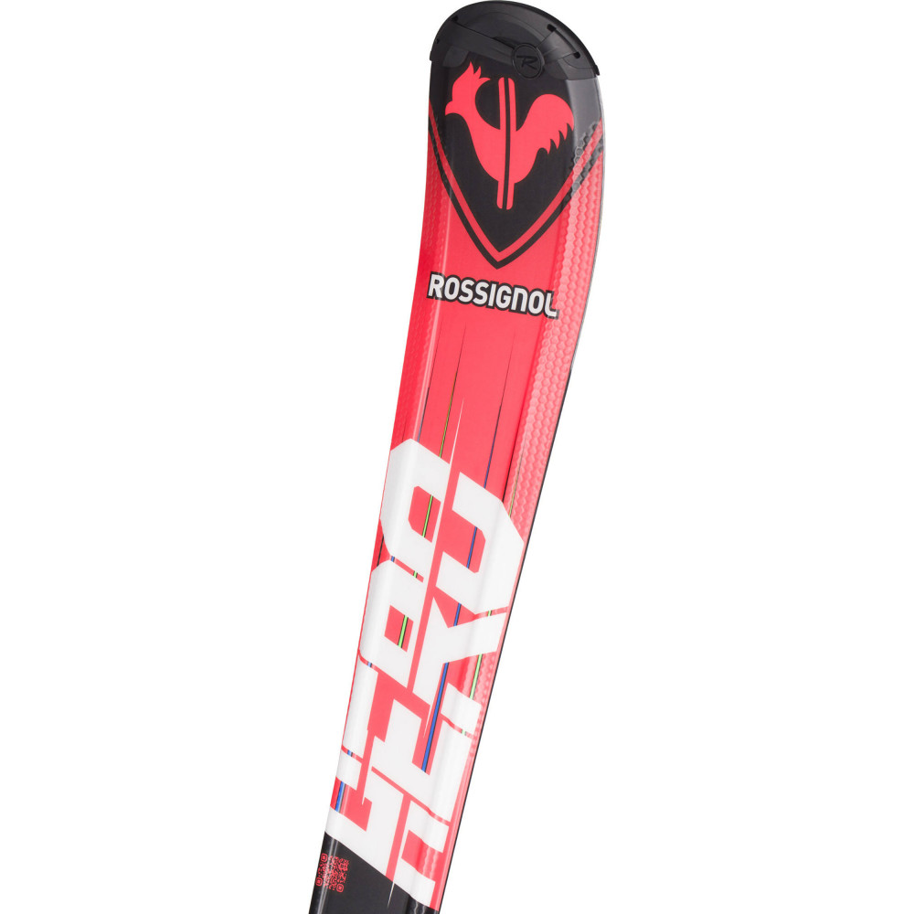 SKI HERO JR 100-140 + FIXATIONS KID 4 GW B76 BLACK