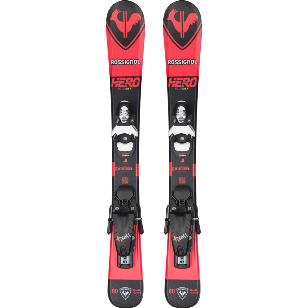 SKI HERO PRO + FIXATIONS TEAM 4 GW BLACK BULK