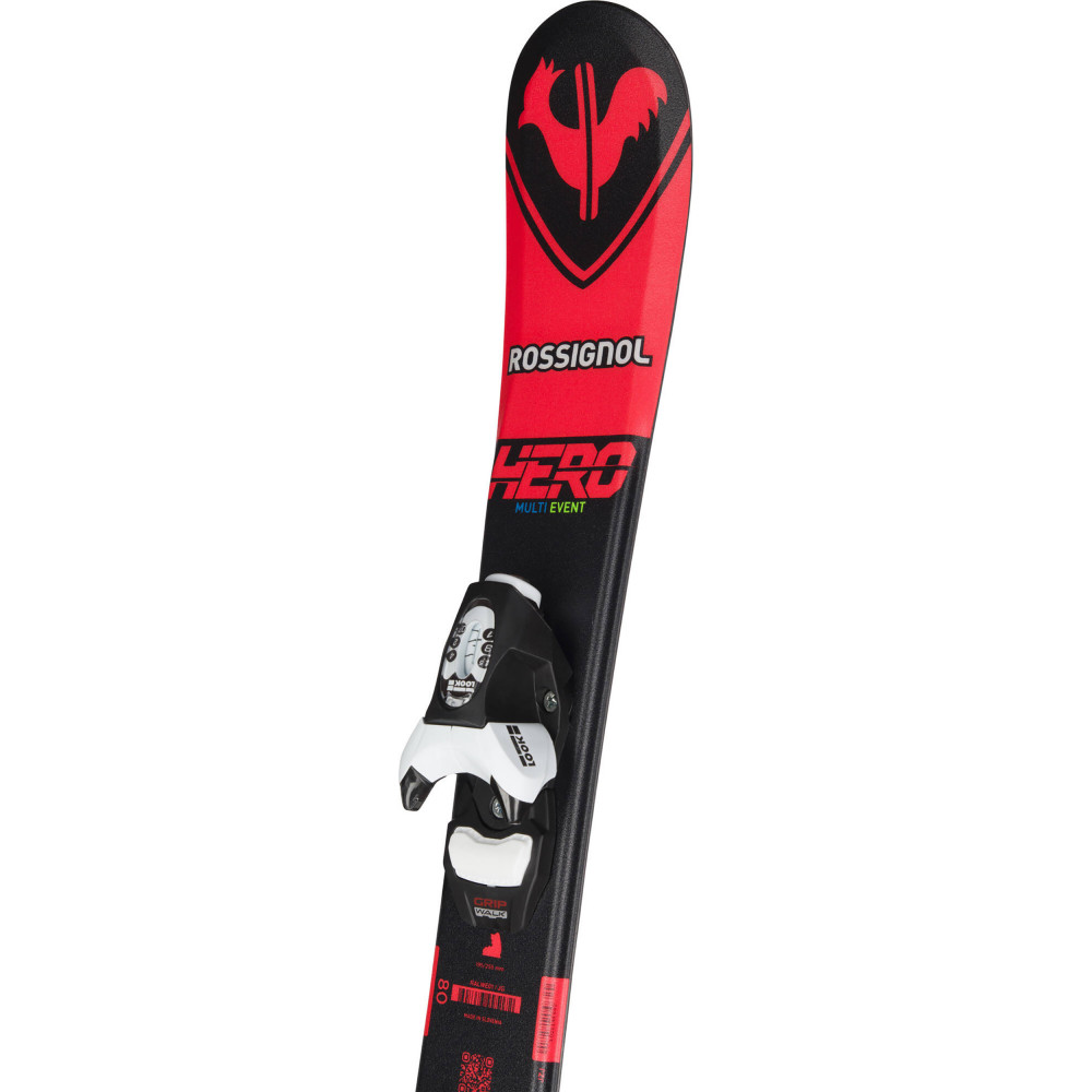 SKI HERO PRO + FIXATIONS TEAM 4 GW BLACK BULK