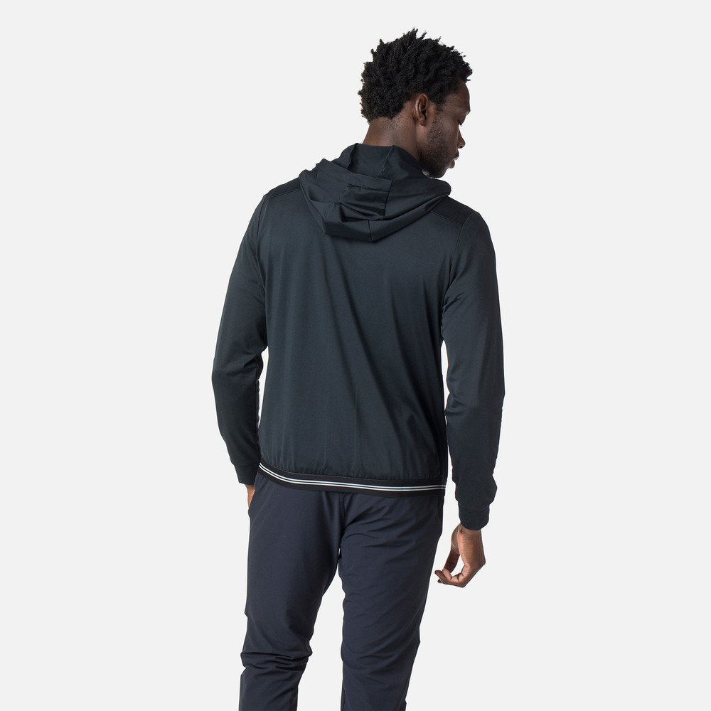 MEN'S ECO FULL-ZIP HOODIE BLACK