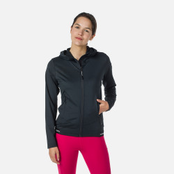 WOMEN'S ECO FULL-ZIP HOODIE BLACK