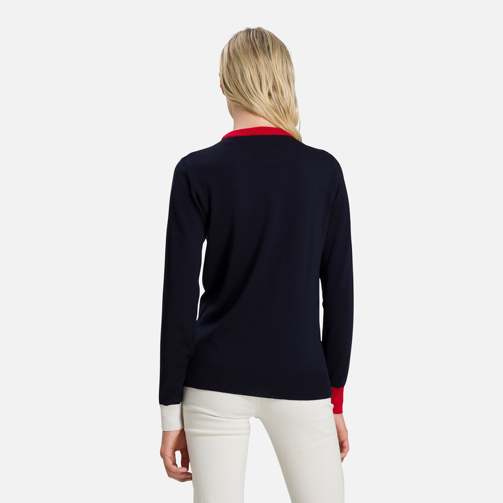 PULL W ALYA ROUND NECK DARK NAVY