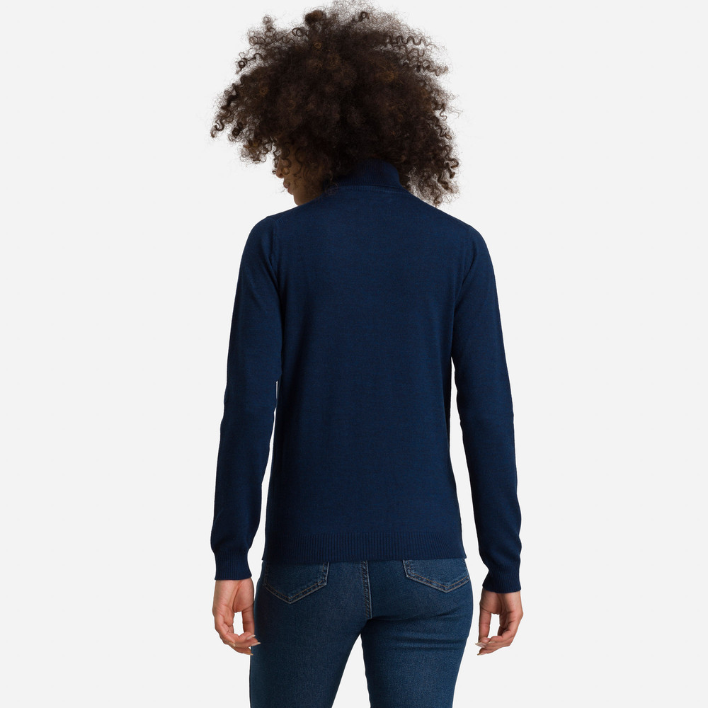 PULL W CLASSIC ROLL NECK DARK NAVY