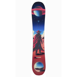 SNOWBOARD REVENANT + SNOWBOARD BINDINGS ROSSIGNOL BATTLE BLACK/RED M/L