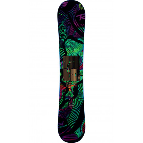 SNOWBOARD DISTRICT + FIXATIONS ROSSIGNOL  COBRA GREEN - Taille: M/L (40.5-48)