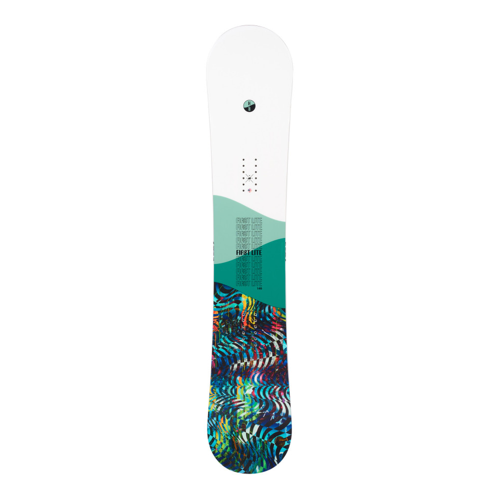 SNOWBOARD FIRST LITE + BINDUNGEN ROSSIGNOL DIVA