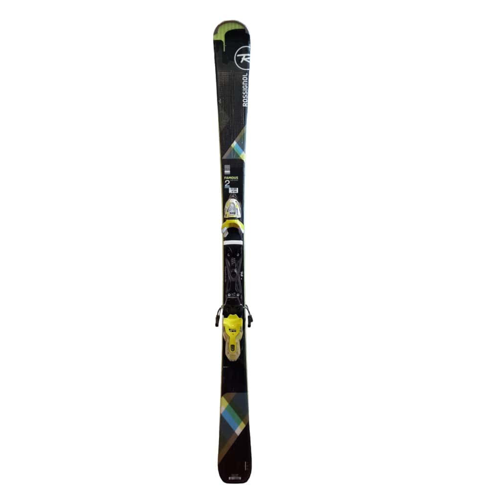 SKI FAMOUS 2 + FIXATIONS XPRESS W 10 B83 BLACK LIME OCCASION